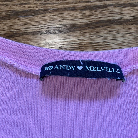 Brandy Melville pink tee - Picture 2 of 2